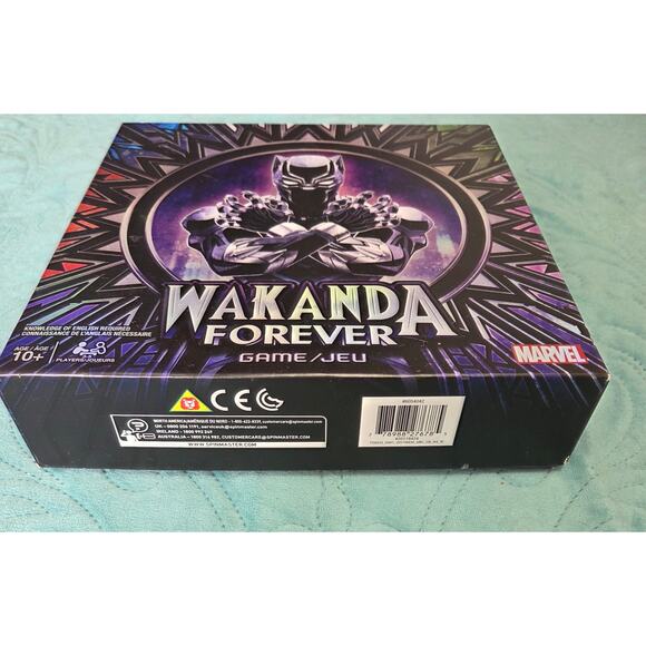 Marvel Wakanda Forever Black Panther Dice Rolling Family Board Game - Picture 7 of 7